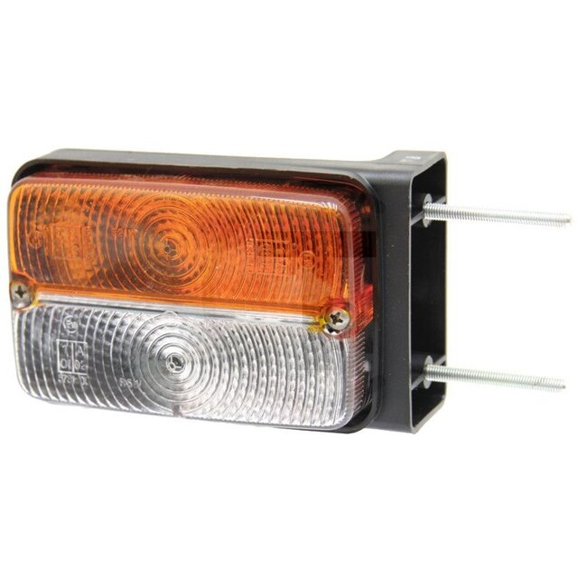 Cobo Direction indicator and position light - 2270305310000, 3666588M91, 3.0531.0000, 03.0531.0000, 1010770 | Bulb: 12V21WK / P21W, 12V5WK / R5W | Colour: Yellow, white | Form: Rectangular | Installation location: Right | Type: Bulb | Light function: With indi