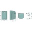 Cobo Blinkleuchte - 22703419000, 551814 | Leuchtmittel: 12V21WK / P21W | Farbe: gelb | Breite: 58,5 mm | Form: rechteckig | Höhe: 88 mm | Abmessungen B x H x T: 58,5 x 88 x 56,2 mm | Tiefe: 56,2 mm | Einbauort: links | Bauart: Glühlampe | Montageart: Anbau | M