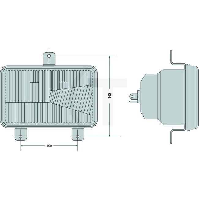 Cobo Koplamp links / rechts 12 V, R2 45/40 W, schroefbevestiging, ECE | 3809346M91, 3713799M91