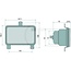 Cobo Koplamp links / rechts 12 V, R2 45/40 W, linkse draad, ECE | 3809345M91