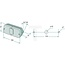 Cobo Rear light right 184 x 78 x 70 mm, 12 V | 1680335M91, 3405154M91, 1808842M92, 1678869M1