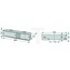 Cobo Rear light left / right 300 x 62 x 63 mm, 12 V | 3808994M91, 3809632M91, 1695847R92, 3389964M1, 7700032208
