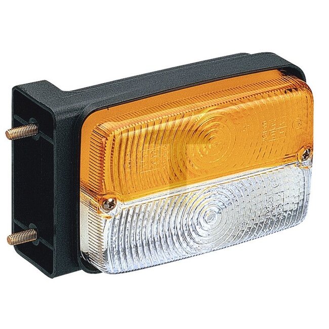 Cobo Indicator and position light - 22703429000, 224622A2, 1011831 | Bulb: 12V21WK / P21W, 12V5WK / R5W | Colour: Yellow, white | Form: Rectangular | Installation location: Left | Cable length: 350 mm | Type: Bulb | Light function: With indicator light, with p
