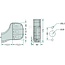 Cobo Indicator-, width- and rear light right, cable length 1300 mm | 86402541