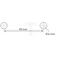 Rückleuchte - 70718013, 6005702624 | Leuchtmittel: 12V21WK / P21W, 12V5WK / R5W | Anschluss: Flachstecker | Breite: 158 mm | Form: rechteckig | Höhe: 51 mm | Lochabstand: 45 mm | Abmessungen B x H x T: 158 x 51 x 64 mm | Tiefe: 64 mm | Einbauort: links |