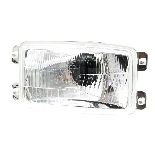 Cobo Hauptscheinwerfer links / rechts - 22705518000, 2.8029.740.0/20, 2.8029.740.0, 1015534 | Leuchtmittel: 12V60/55W / H4 | Einbauort: links / rechts | Nennspannung: 12 V | Prüfzeichen: ECE | Lichtfunktion: Abblendlicht, Fernlicht | Zusatzinformationen: Schra