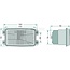 Cobo Headlight left / right 12 V, 12V60/55W / H4, full beam, position light | 2.8029.740.0/20, 2.8029.740.0