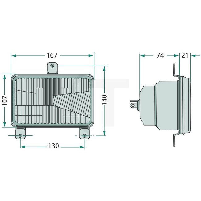 Cobo Scheinwerfer links / rechts 12 V, 12V60/55W / H4, Abblendlicht / Fernlicht | 2.8029.760.0/30, 2.8029.760.0
