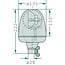 HELLA H1 rotating beacon KL Rotaflex 12 V - Socket pipe - 4414773, 2RL006846001