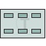 GRANIT Plug housing 6-pin blade receptacles, insertion width 6,3 mm | 8JD008151-051