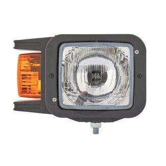HELLA Scheinwerfer rechts mit Blinklicht 12 / 24 V, H4, Anbau