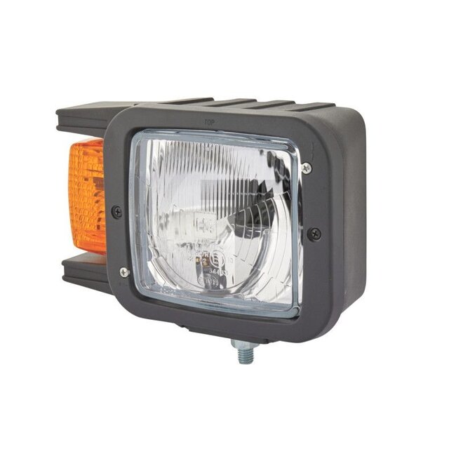 HELLA Scheinwerfer rechts mit Blinklicht 12 / 24 V, H4, Anbau | 870014006, 1EA007108021