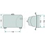 HELLA Scheinwerfer links / rechts 12 / 24 V, H4, Glas 164 x 103 mm, Einbau Fendt | 1-34-972-011, 1AB006277127