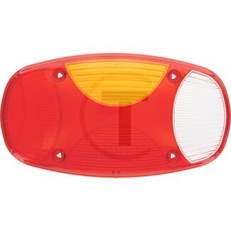 HELLA Glas rot/gelb/weiß, 4 Lichtfunktionen links