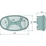 HELLA Rücklicht CARGOLUNA 225 x 122 x 72,9 mm, 12/24 V, rechts - 2VP343640021