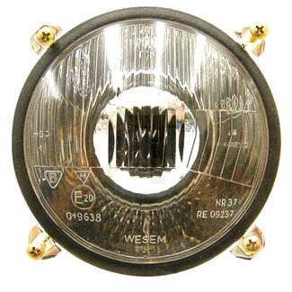 GRANIT Koplamp links / rechts 12 / 24 V, 12V45/40WAS / R2, glas Ø 123 mm