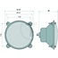 GRANIT Koplamp links / rechts 12 / 24 V, 12V45/40WAS / R2, glas Ø 123 mm | 89352903, 89352904