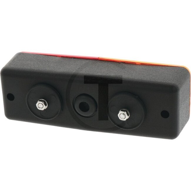 GRANIT Rear light - 70723005, 67115711, 67115712, 40, PE67115711 | Bulb: 12V21WK / P21W, 12V21/5WK / P21/5W | Width: 200 mm | Form: Rectangular | Height: 70 mm | Hole spacing: 90 mm | Dimensions W x H x D: 200 x 70 x 62 mm | Depth: 62 mm | Fixing: M6 | Installat