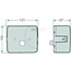 GRANIT Achterlicht - 70723007, 53351901, 92 | Afmetingen B x H x D: 101 x 121 x 57 mm | Lichtfunctie: Achterlicht / remlicht / knipperlicht / kentekenplaatverlichting | Lamp: 12V10WK / R10W, 12V21WK / P21W | Inclusief lamp: ja | Montagewijze: geschroefd, horizon