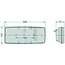 HELLA Rücklicht, Bremslicht, Blinklicht 344 x 147 x 72 mm, 12/24 V, rechts | 07510730, 7510730, 2SD003167021