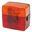 GRANIT Achterlicht - 207BBSK205, 9689980, 933001.0, 10.1002.100 | Afmetingen B x H x D: 103 x 100 x 55 mm | Lichtfunctie: Achterlicht, remlicht, knipperlicht en kentekenplaatverlichting | Lamp: 12V21WK / P21W, 12V5WK / R5W | Inclusief lamp: nee | Montagewijze: g