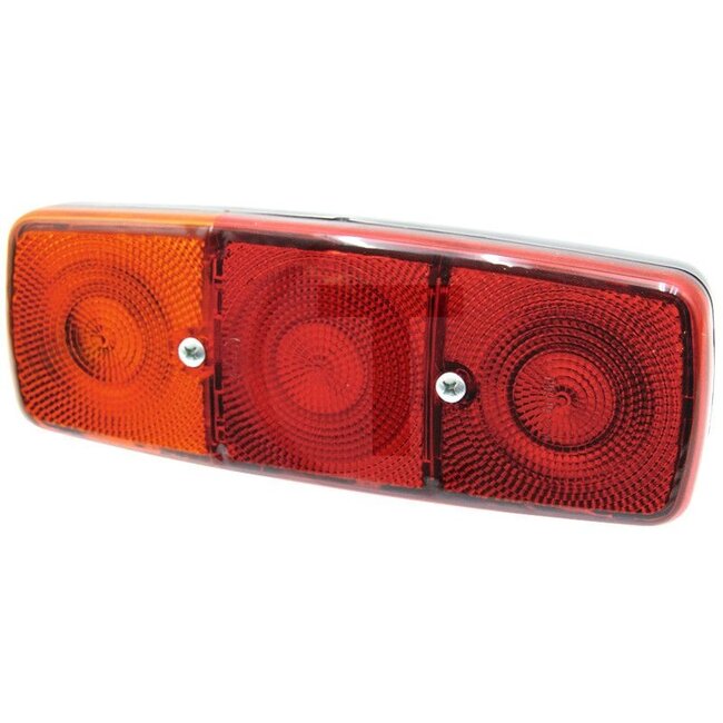 HELLA Rear light - 4552SD 001699511, 2SD001699511 | Dimensions W x H x D: 282 x 105 x 76 mm | Light function: Indicator light, rear light, brake light | Bulb: P21W, R10W | Bulbs included: No | Mounting type: Mounting, screwed | Fixing: Horizontal | Hole spacing