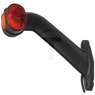 ASPÖCK Lamp Superpoint II rood/wit 12 V, 170 x 168 x 40 mm, rechts