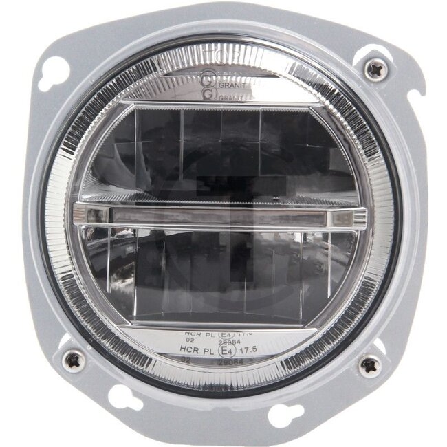 GRANIT Fahrscheinwerfer LED - 7070010432 | Nennspannung: 12 / 24 V | Spannungsbereich: 10 - 30 V | Leuchtmittel: LED | Leuchtmittel enthalten: ja | Lichtfunktion: Abblendlicht, Fernlicht | Abmessungen B x H x T: 150 x 164 x 88 mm | Montageart: geschraubt | Ansch
