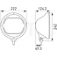 HELLA LED koplamp - 4550020038, 20038 | Netspanning: 12 / 24 V | Lamp: LED | Lichtfunctie: Grootlicht (LED), breedtelicht (LED)