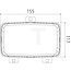 GRANIT LED headlight dipped beam / main beam / dagrijlicht, 155 x 117 x 83 mm | V34203600