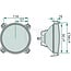 HELLA Scheinwerfer links / rechts 12 V, H4, 144,5 x 144,5 x 16 mm, Einbau Fiat | 1A3005649007