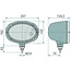HELLA Koplamp links en rechts 12 / 24 V, glas 161 x 100 mm, M12 - 1AB996157151