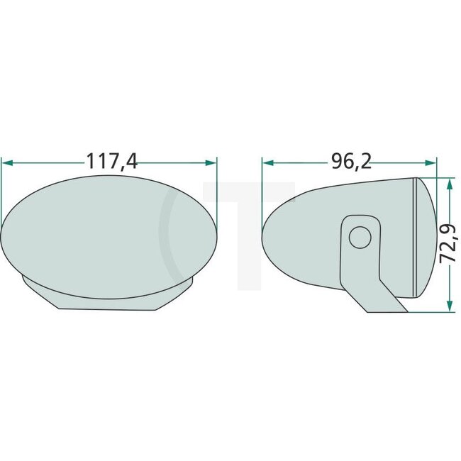 HELLA Fernscheinwerfer - 4551FA 008283011, 1FA008283011 | Nennspannung: 12 V | Einbauort: links / rechts | Leuchtmittel: H7 | Leuchtmittel enthalten: ja | Lichtfunktion: Fernlicht | Montageart: Anbau | Farbe: Lichtscheibe: transparent/glasklar | Breite: 117,4 m