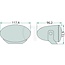 HELLA Spotlight - 4551FA 008283011, 1FA008283011 | Netspanning: 12 V | Plaats: links / rechts | Lamp: H7 | Inclusief lamp: ja | Lichtfunctie: Grootlicht | Montagewijze: Aanbouw | Kleur: Lens: transparant / glashelder | Breedte: 117,4 mm | Vorm: ovaal | Hoogte: