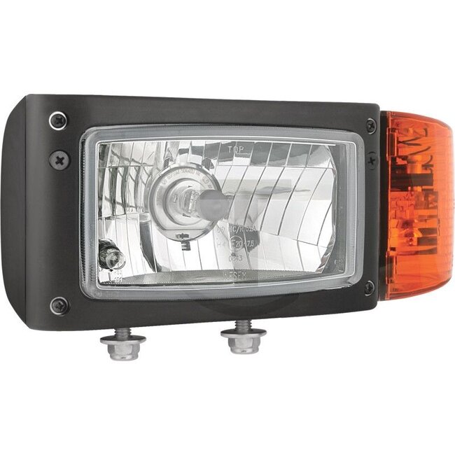 GRANIT Main headlight Left | With indicator light - 7070010167 | Nominal voltage: 12 / 24 V | Installation location: Left | Bulb: 12V60/55W / H4, 12V21WK / P21W, 12V5WGLSS / W5W, 24V75/70W / H4, 24V21WK / P21W  | 24V5WGLSS / W5W | Bulbs included: Yes | Light fun