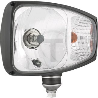 GRANIT Koplamp links 12 / 24 V, met knipperlicht, 225 x 150 x 120 mm, M12