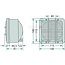 Cobo Headlight left / right 12 V, S2, built-in, symmetrical | 1014066