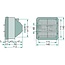 Cobo Scheinwerfer links / rechts 12 / 24 V, R2, Einbau, Schutzgitter | 1014415