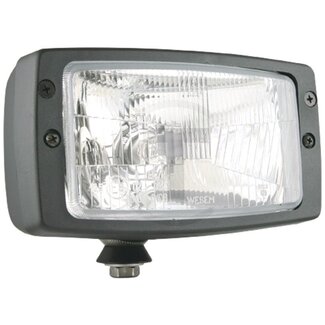 GRANIT Koplamp links / rechts 12 / 24 V, H4, aanbouw, metalen reflector