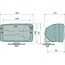 GRANIT Scheinwerfer links / rechts 12 / 24 V, H4, Anbau, Metall Rückstrahler - RE.25677.20