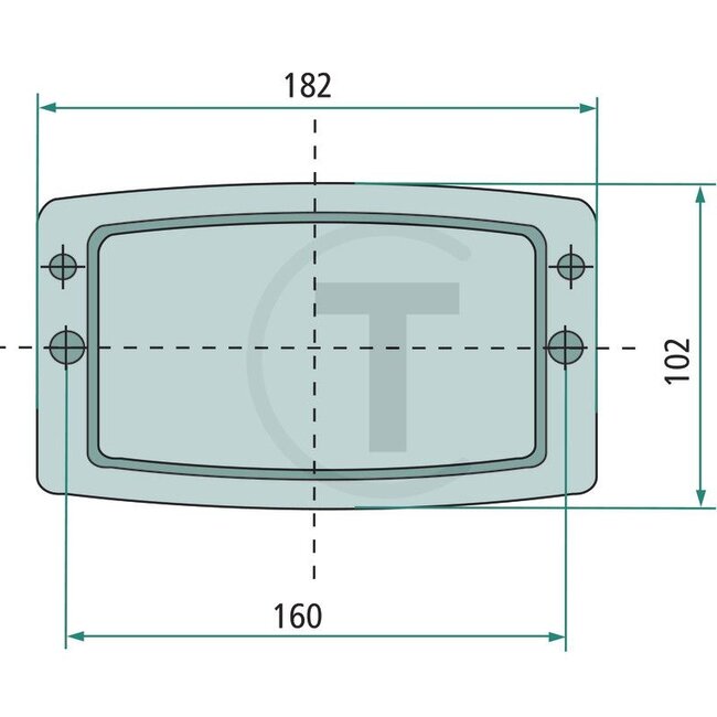 HELLA Headlight left / right 12 / 24 V, built-in, 182 x 102 x 88 mm | 1AD996018671