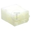 HELLA Plug housing - 4558JD 008151041, 8JD008151041 | Plug width: 6,3 mm | Connection type: Blade terminal bush | Number of pins: 4