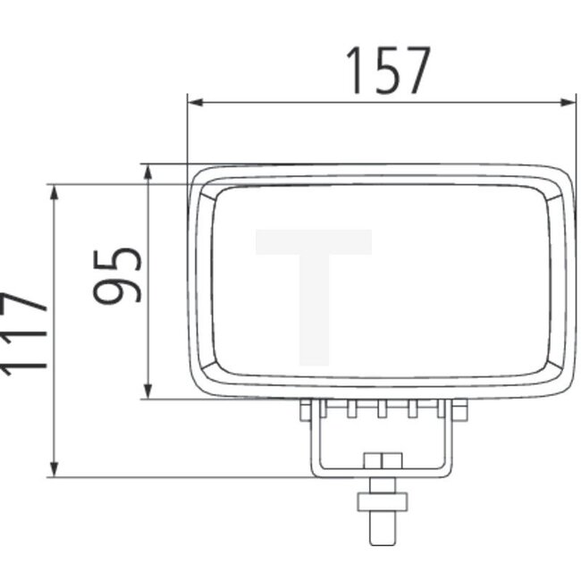 GRANIT LED work lights spotlight 43 W, 3600 lm, 157 x 95 x 76 mm, 12 / 24 V | G312900111010, F312900111020, F312900111010, G312900111031, S339004891010