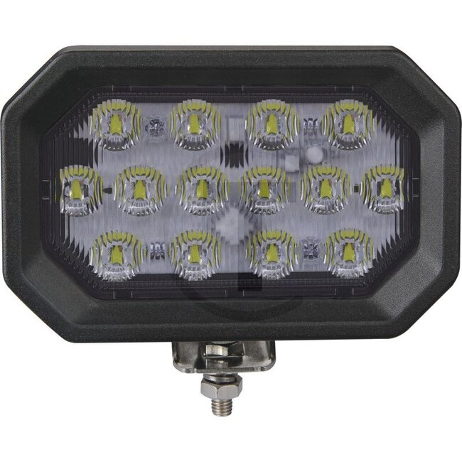 GRANIT Werklamp LED - 7070010291, F380902110010 | Netspanning: 12 / 24 V | Spanningsbereik: 10 - 30 Volt | Lamp: LED | Inclusief lamp: ja | Lichtfunctie: Verstraler | Afmetingen B x H x D: 148 x 95 x 58 mm | Montagewijze: staand | Aansluiting: open kabeleinden,