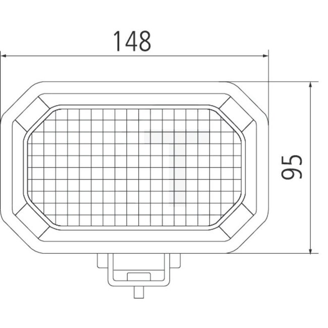 GRANIT Werklamp LED verstraler 31 W, 2359 lm, 148 x 95 x 58 mm, 12 / 24 V | F380902110010