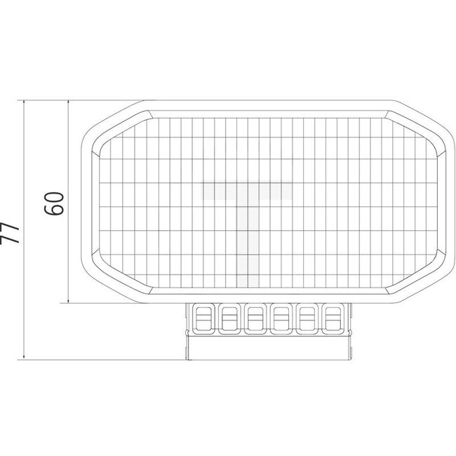 GRANIT Arbeitsscheinwerfer LED Fernscheinwerfer 12 W, 2359 lm, 110 x 60 x 76 mm, IP6K9K