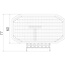 GRANIT Werklamp LED verstraler 12 W, 2359 lm, 110 x 60 x 76 mm, IP6K9K