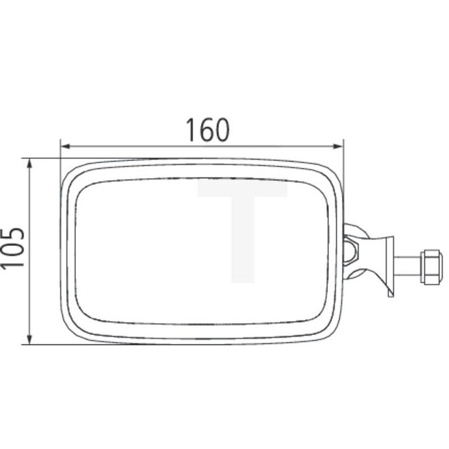 GRANIT Werklamp LED verstraler 3471 lm, 45 W, 107 x 188 x 76 mm, 12/24 V | 275334A1, 275333A1