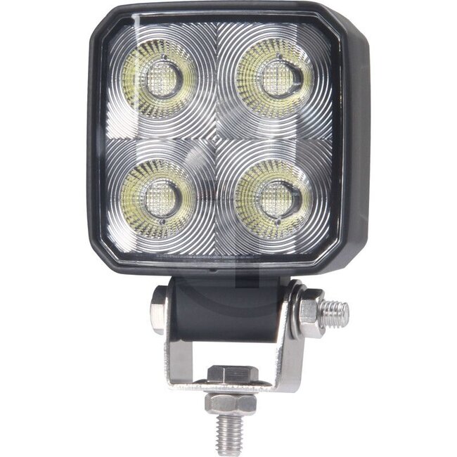 GRANIT Werklamp LED - 11209478 | Netspanning: 12 / 24 V | Vorm: hoekig | Afmetingen B x H x D: 76 x 76 x 47 mm | Lichtfunctie: Breedstraler | Lichtstroom effectief: ≈ 3790 lm | Aansluiting: DEUTSCH stekker | Lamp: LED | Materiaal: Behuizing: aluminium; Lens: kun