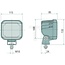 HELLA Werklamp LED breedstraler 30 W, 2000 lm, 115 x 132 x 85 mm | 1GA995506001